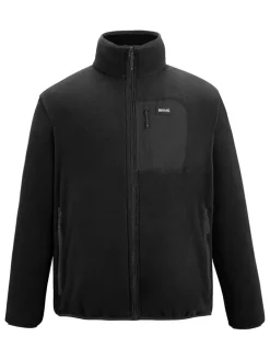 Fleece vest "Frankie" zwart
