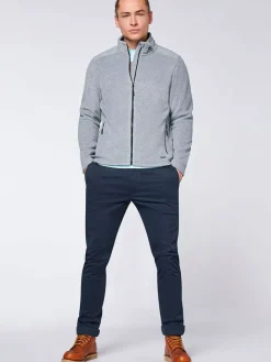 Fleece vest grijs