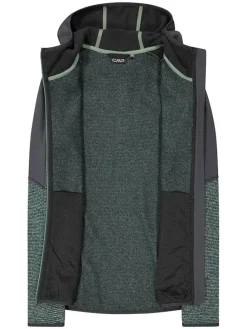 Fleece vest groen