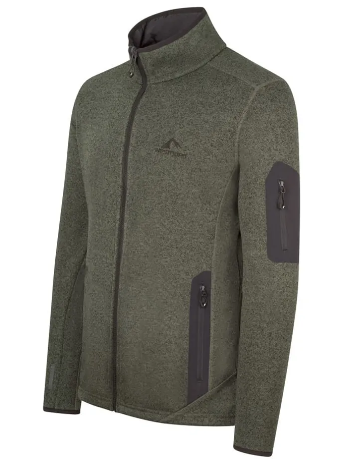 Fleece vest "Katla" kaki