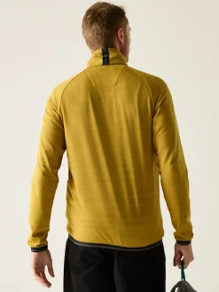 Fleece vest "Malton" geel