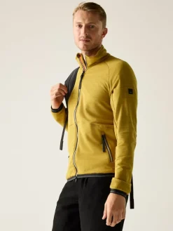 Fleece vest "Malton" geel