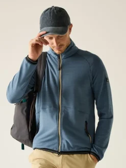 Fleece vest "Malton" lichtblauw