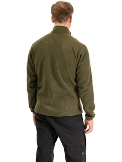 Fleece vest olijfgroen