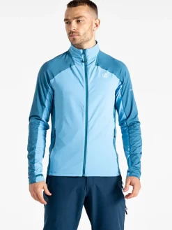 Fleece vest "Substratum IV" lichtblauw/blauw