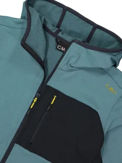Fleece vest turquoise