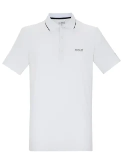 Functioneel poloshirt "Maverik Stretch" wit
