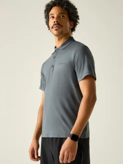 Functioneel poloshirt "Maverik Stretch" grijs