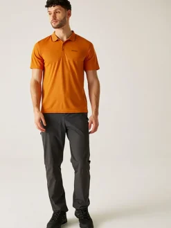 Functioneel poloshirt "Maverik V" oranje