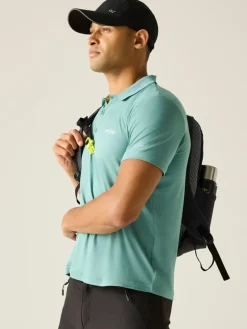 Functioneel poloshirt "Maverik Stretch" turquoise