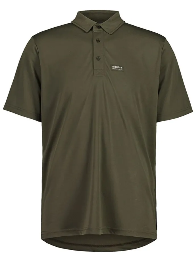 Functioneel poloshirt "PeytoM." kaki