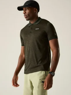 Functioneel poloshirt "Remex II" donkergroen