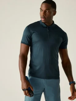 Functioneel poloshirt "Remex II" donkerblauw