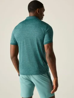Functioneel poloshirt "Remex II" turquoise