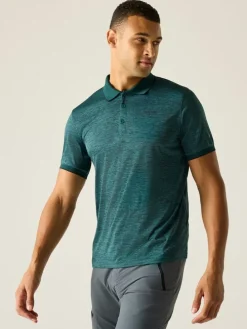 Functioneel poloshirt "Remex II" petrol