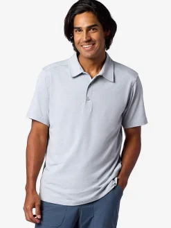 Functioneel poloshirt "Sereno" grijs