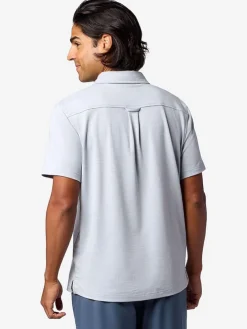 Functioneel poloshirt "Sereno" grijs