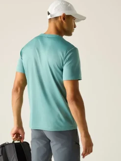 Functioneel shirt "Fingal" turquoise