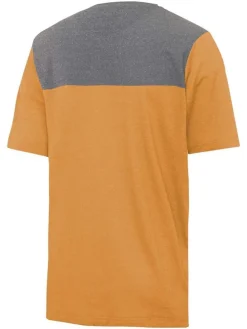 Functioneel shirt "Fun House" geel/grijs