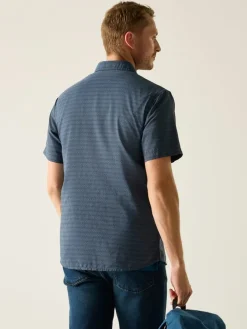 Functioneel shirt "Mindano" donkerblauw