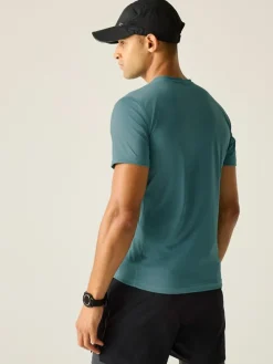 Functioneel shirt "Mindo" blauwgrijs