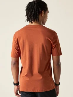 Functioneel shirt "Movement III" in Terrakotta
