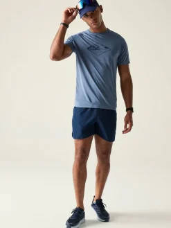 Functioneel shirt "Tech II" grijsblauw