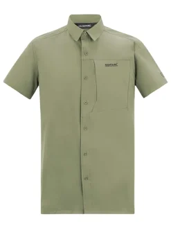 Functioneel shirt "Travel Light" groen