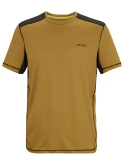 Functioneel shirt "Virda" mosterdgeel