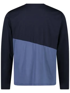 Functioneel shirt zwart/blauw