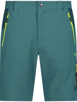 Functionele bermuda turquoise