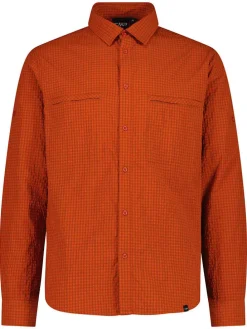 Functionele blouse oranje