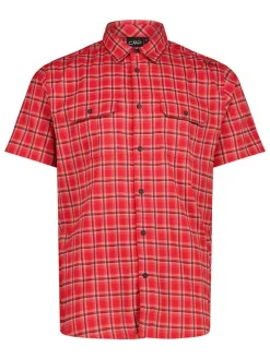 Functionele blouse rood