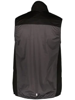 Functionele bodywarmer antraciet/zwart