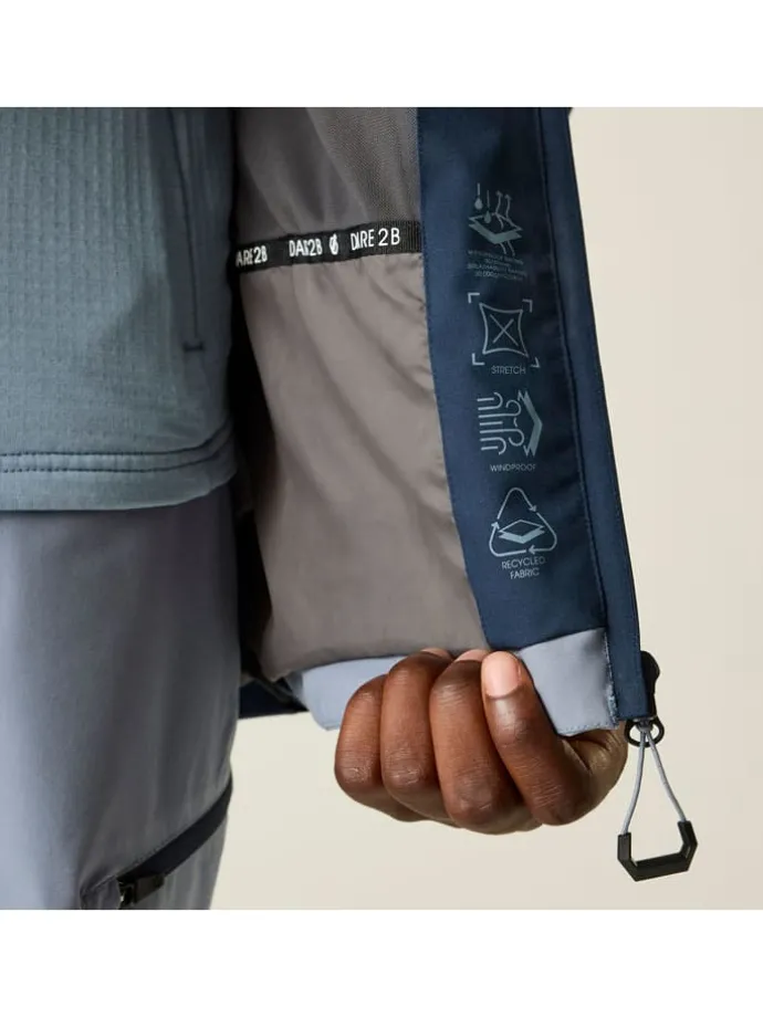 Functionele jas "Arising IV" donkerblauw/lichtblauw