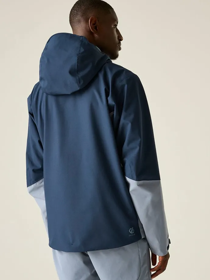 Functionele jas "Arising IV" donkerblauw/lichtblauw