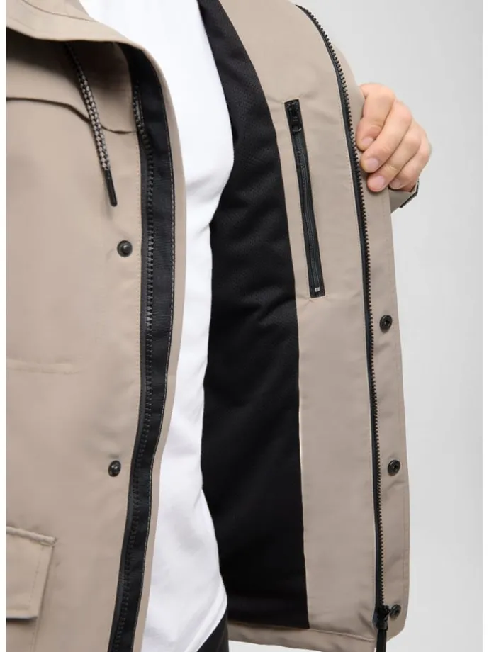 Functionele jas beige