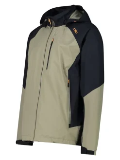 Functionele jas beige/zwart