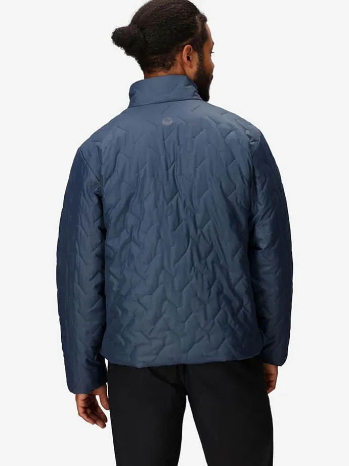 Functionele jas "MonoQuilt" donkerblauw