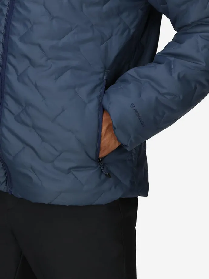 Functionele jas "MonoQuilt" donkerblauw