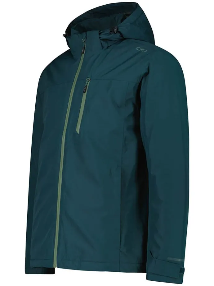 Functionele jas turquoise