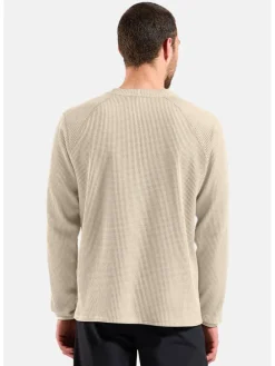 Functionele longsleeve "Cubic" beige