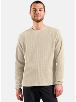 Functionele longsleeve "Cubic" beige