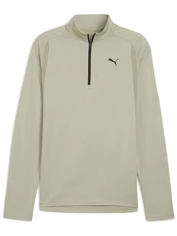 Functionele longsleeve kaki