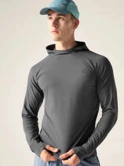 Functionele longsleeve "Sprint City" grijs