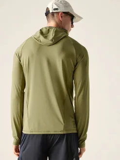 Functionele longsleeve "Sprint City" olijfgroen
