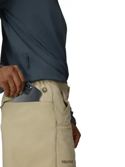 Functionele short "AirExchange SolarShield" beige