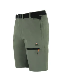 Functionele short "Cajasi" kaki