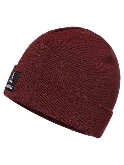 Gebreide muts "Neath" rood