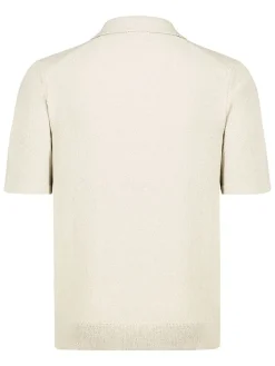 Gebreid shirt beige